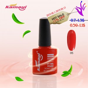 Kamayi tillverkare nagelgel uv gel blötlägg OEM / ODM UV / LED gel nagellack