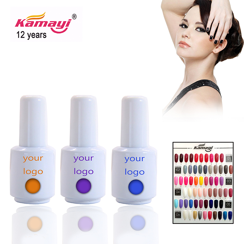 Kamayi fabrik lägsta pris nagellack baslack neonfärg suga av nagellack polska nya naglar led uv gel 60 färg